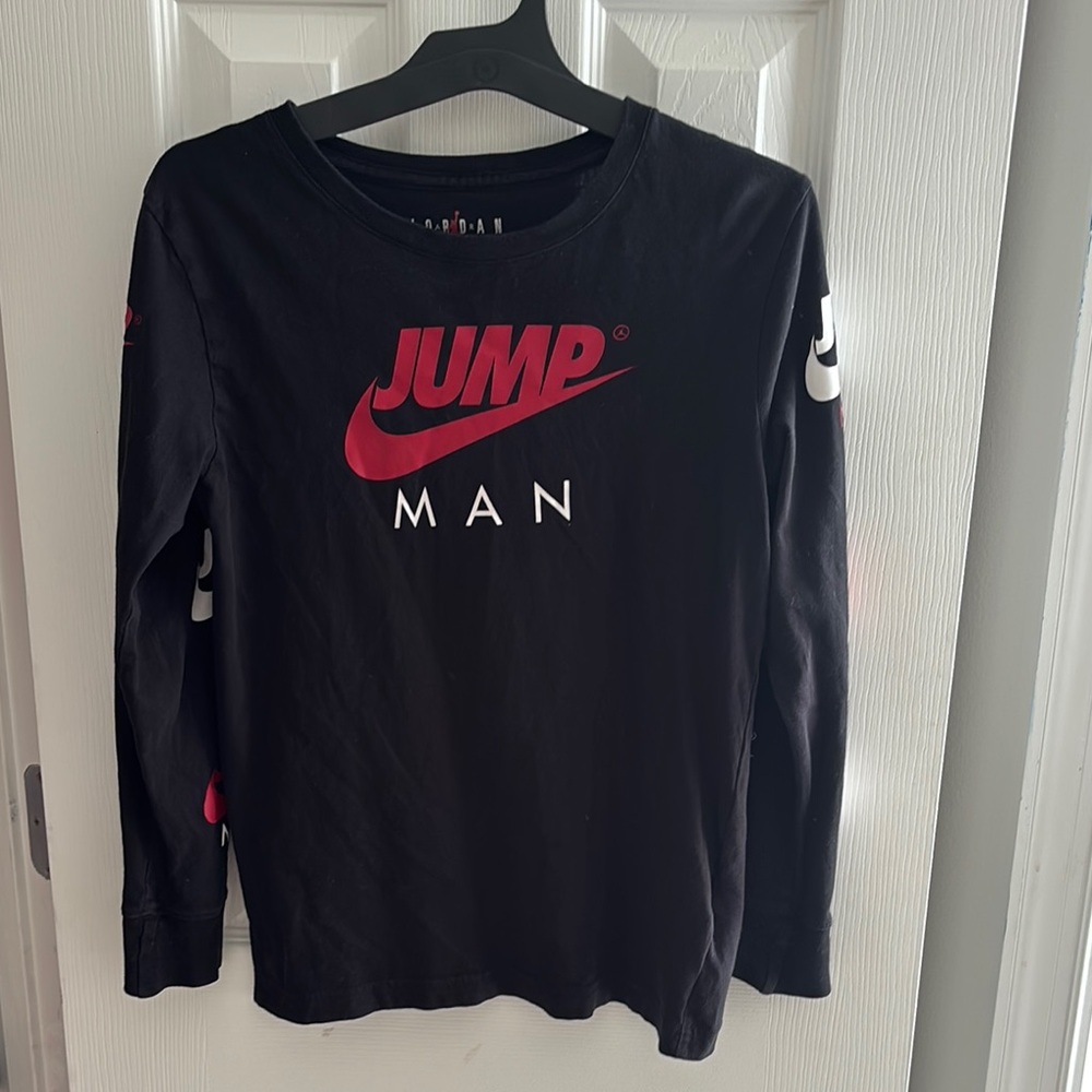 Black Air Jordan Jumpman Long Sleeve Shirt